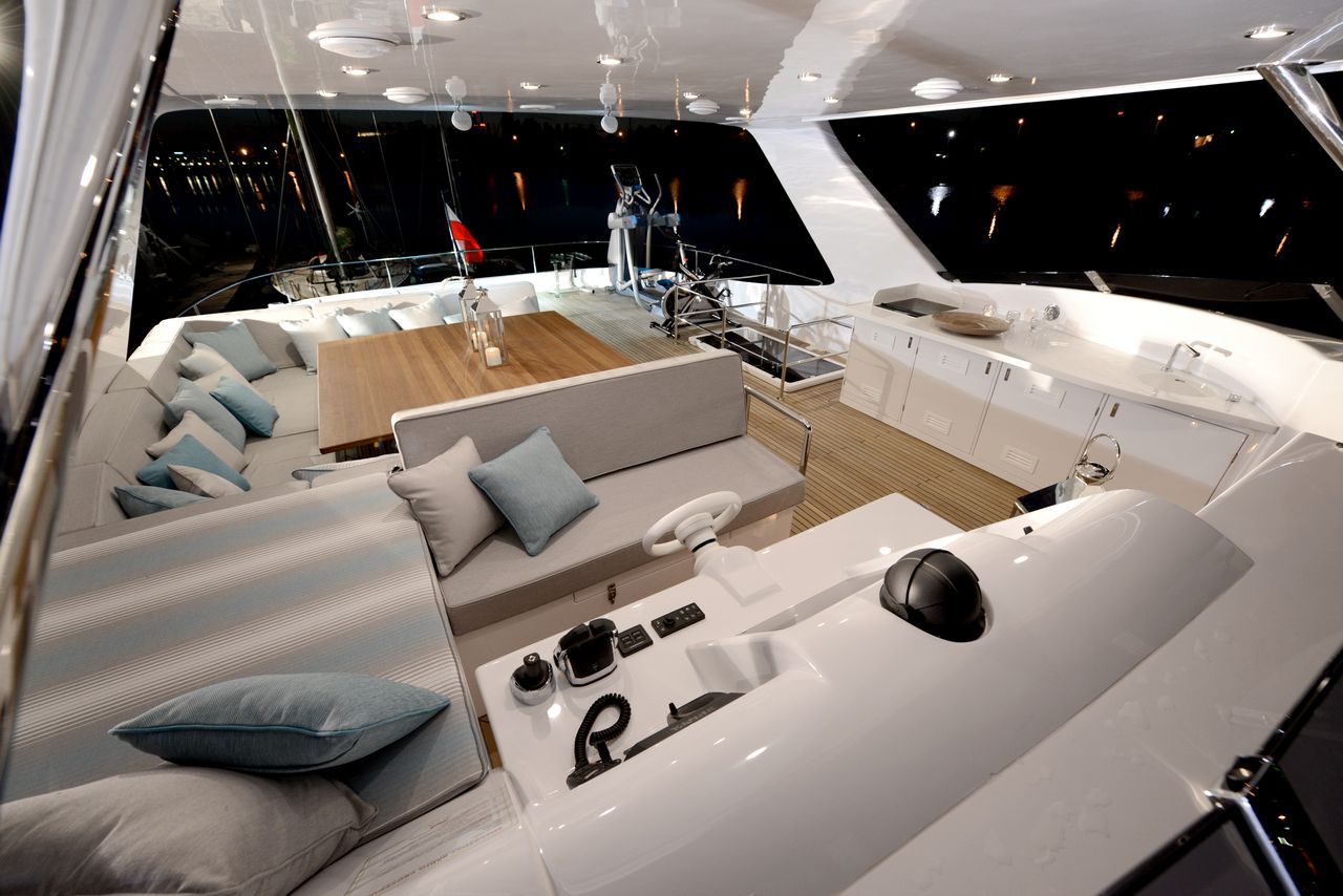 New Power Catamaran for Sale  70 Sunreef Power Boat Highlights
